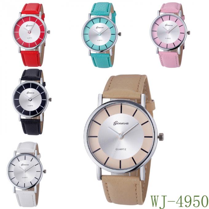 WJ-7431 Najnowszy modny styl Alibaba w modnym i luksusowym stylu z chińskim stylem wielu kolorowych tanich damskich zegarków z paskiem