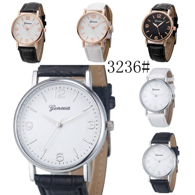 WJ-3751-3 Nowy design unisex kwarcowe zegarki wysokiej jakości skórzane ręczne wodoodporne zegarki na rękę